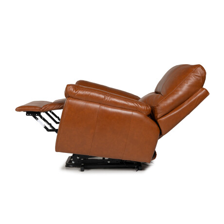 Butaca Florencia (Reclinable eléctrica) - Cuero Básico 457 (Brandy)