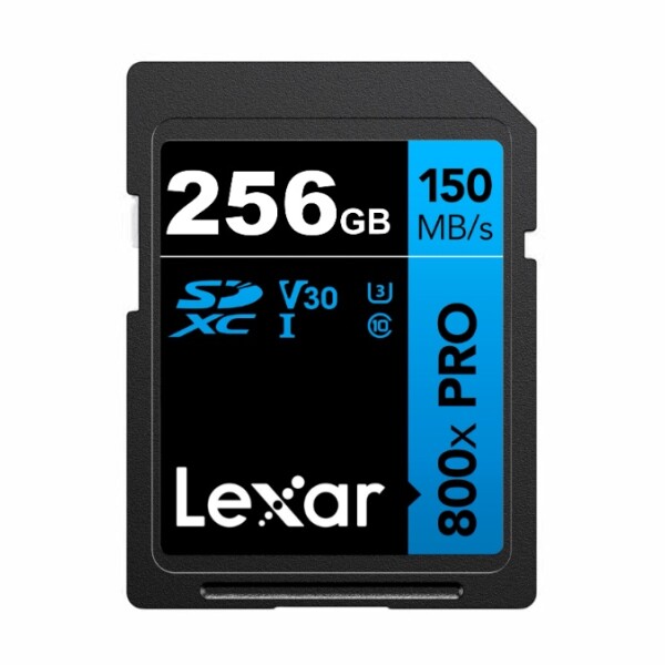Memoria Sdxc Lexar 800x Pro 256gb Blue Series TARJETA SD LEXAR PRO 800X 256GB BLUE