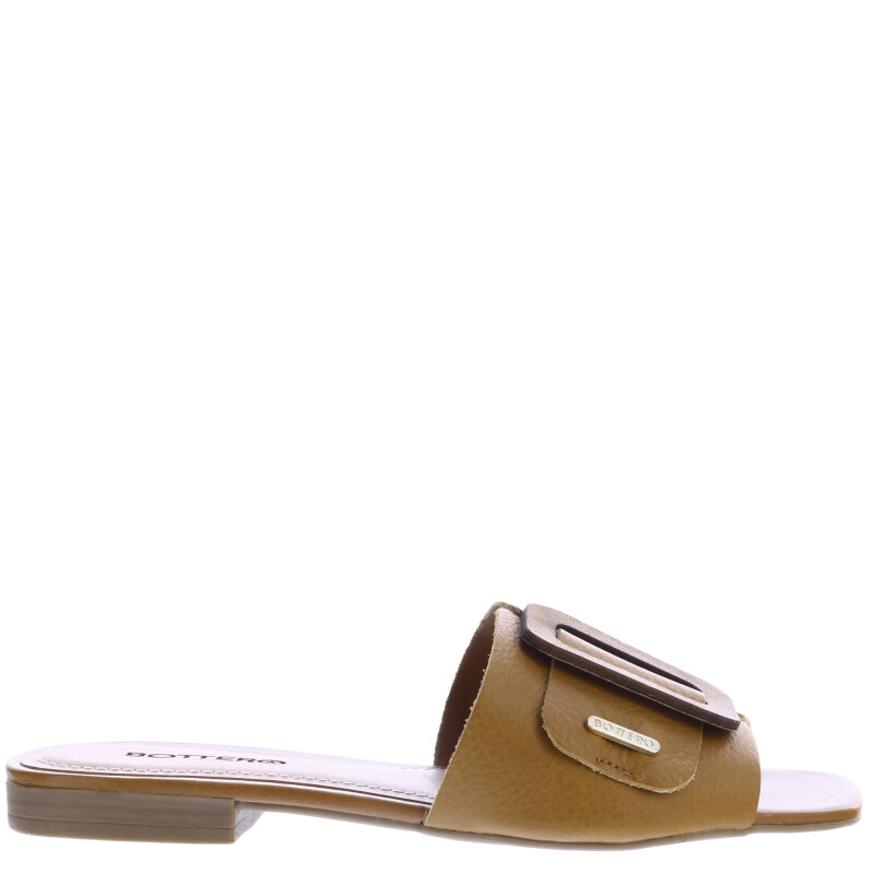 Zuecos de Mujer Bottero c/hebilla Marrón Canela