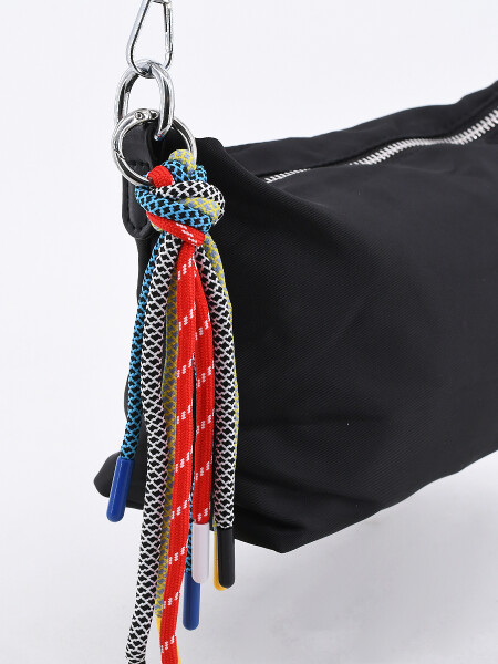 BANDOLERA BIANCA NEGRO