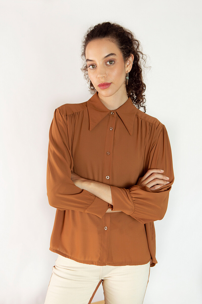 Camisa Aida Camel