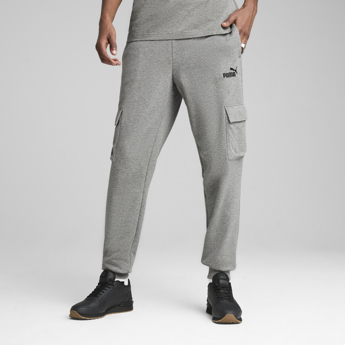 ESS Nş1 Logo Cargo Pants TR cl 68266103 - Gris 