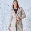 Chaqueta Larga Suede BEIGE