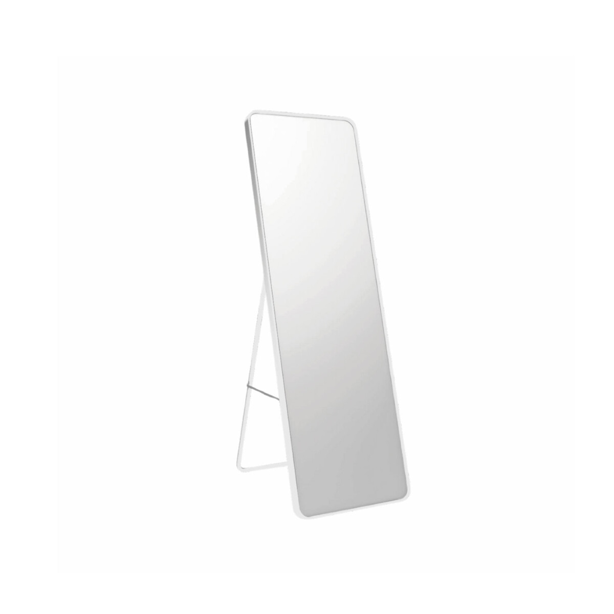 Espejo Glamour Lumax 165x60 Cm Para Living O Dormitorio De Pie O Pared Moderno - Blanco 