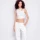 PANTALON PIECE OF CAKE CARGO PESPUNTE - BLANCO