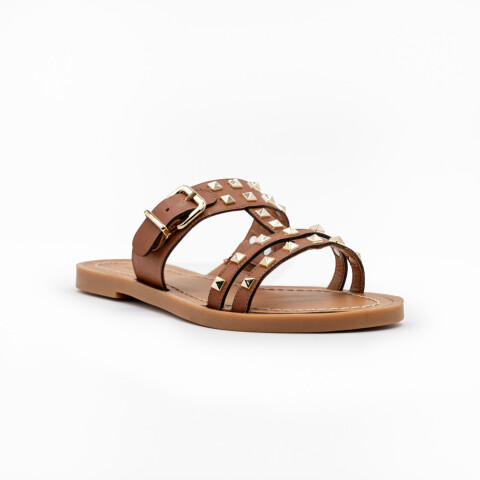 Sandalia CUERO CAMEL CAMEL