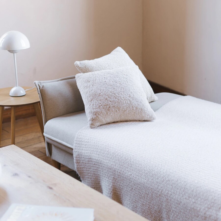 Sillón Cama Lauren c/Baúl Beige