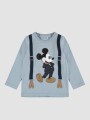 Camiseta Mickey Mouse Dusty Blue