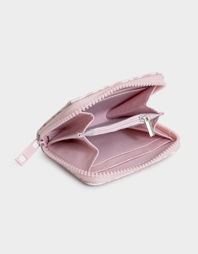 Billetera Billetera Cuerina Rosa - Rosa Viejo