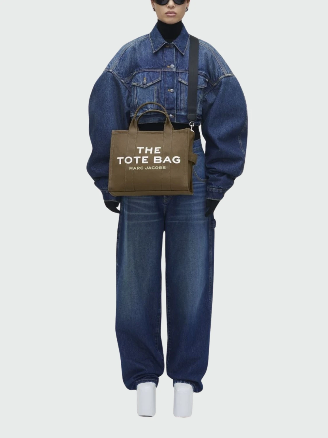 Marc jacobs - Bolso de lona, The Medium Tote Verde