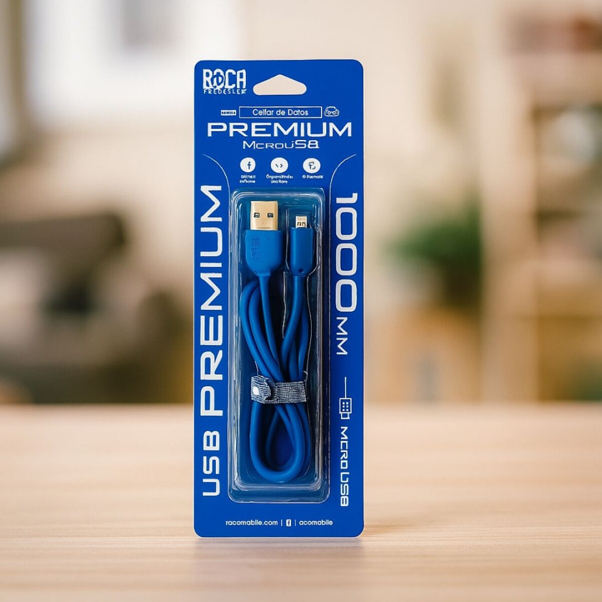 Cable De Datos USB A Micro USB 100 cm 