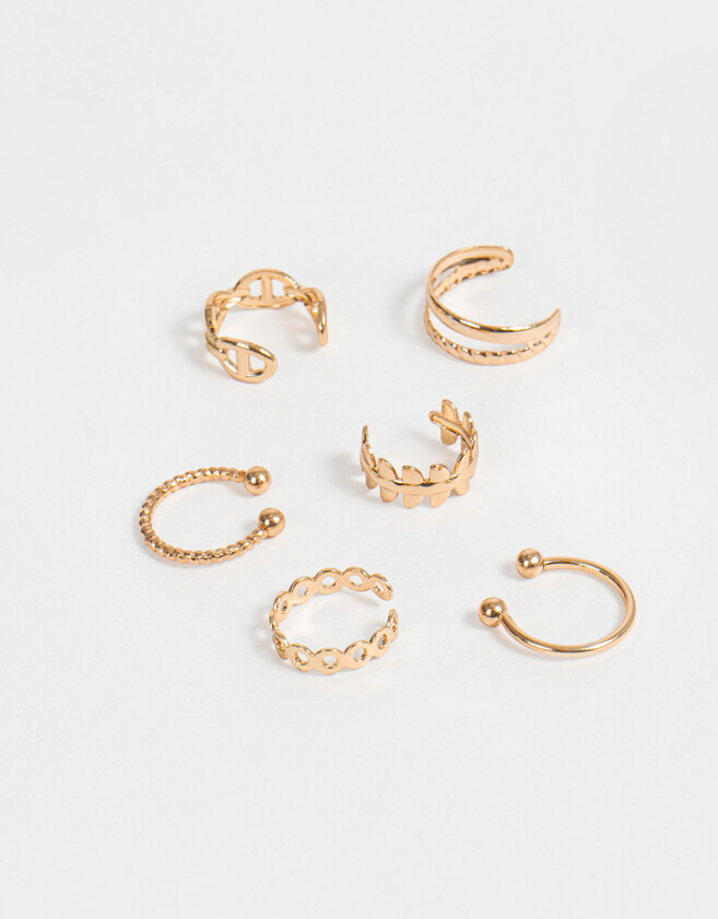 Bijou Cuff De metal Set De Earcuff - Dorado