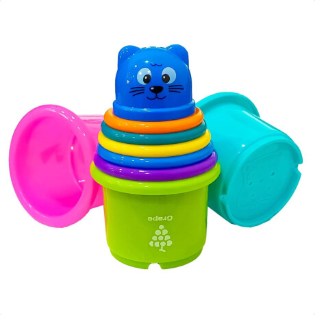 Juego Didáctico 20pcs Apilable Encastrable Para Bebé Juego Didáctico 20pcs Apilable Encastrable Para Bebé