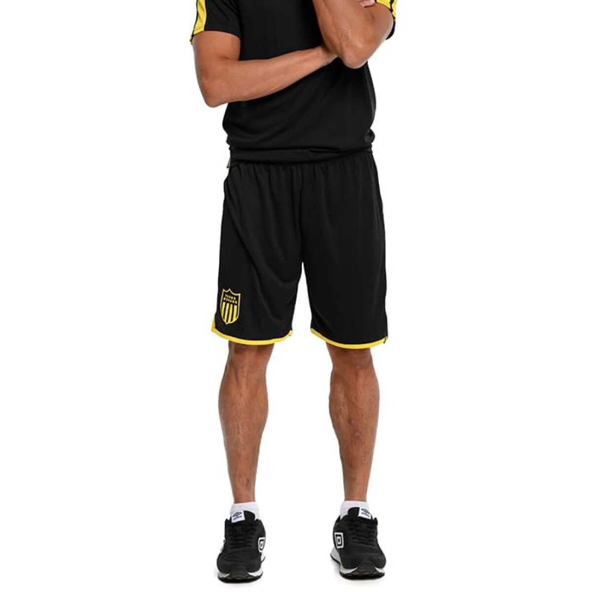 Short Umbro Peñarol de Hombre - 40121560 - Negro-amarillo 