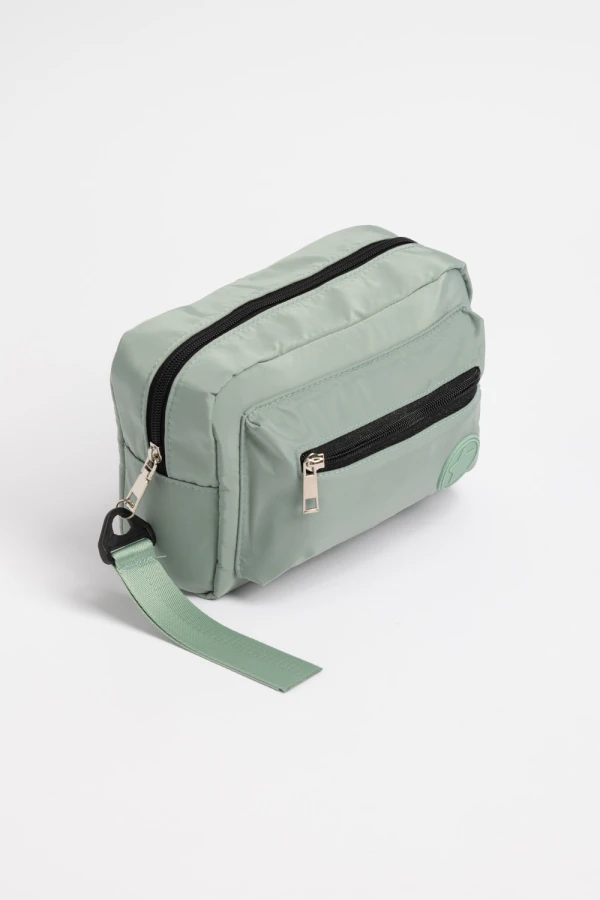 Necessaire con bolsillo Verde Seco