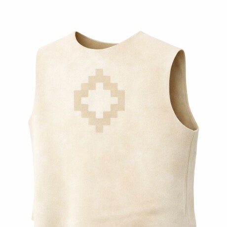 Chaleco Gamuza Guarda pampa crudo