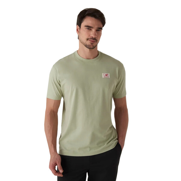 WOVEN LABEL TSHIRT - NEW BALANCE VERDE