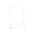 Perchero Para Ropa Con Doble Estante Percha Metal Organizador Placard Ropero Imback Color Blanco Perchero Para Ropa Con Doble Estante Percha Metal Organizador Placard Ropero Imback Color Blanco