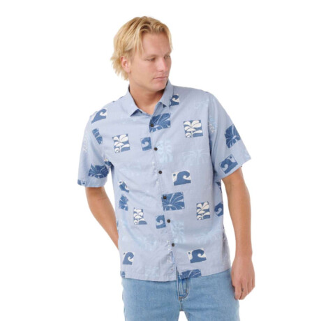 Camisa Rip Curl Aots Ty Williams Shirt Celeste