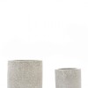 SET 2 MACETAS TERRAZO GRIS CLARO