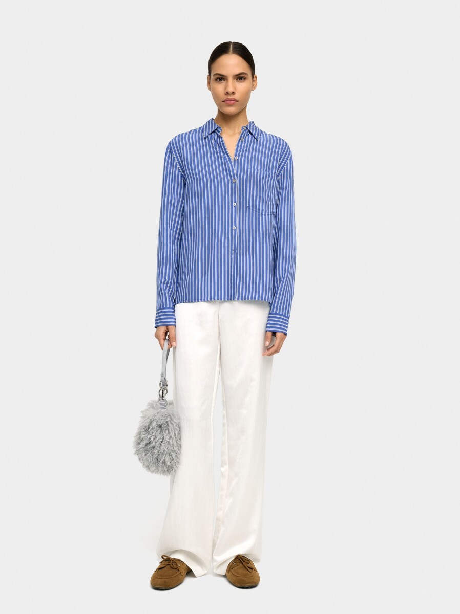 Camisa Con Rayas - multicolor 