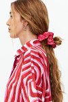 Scrunchie estampada rojo