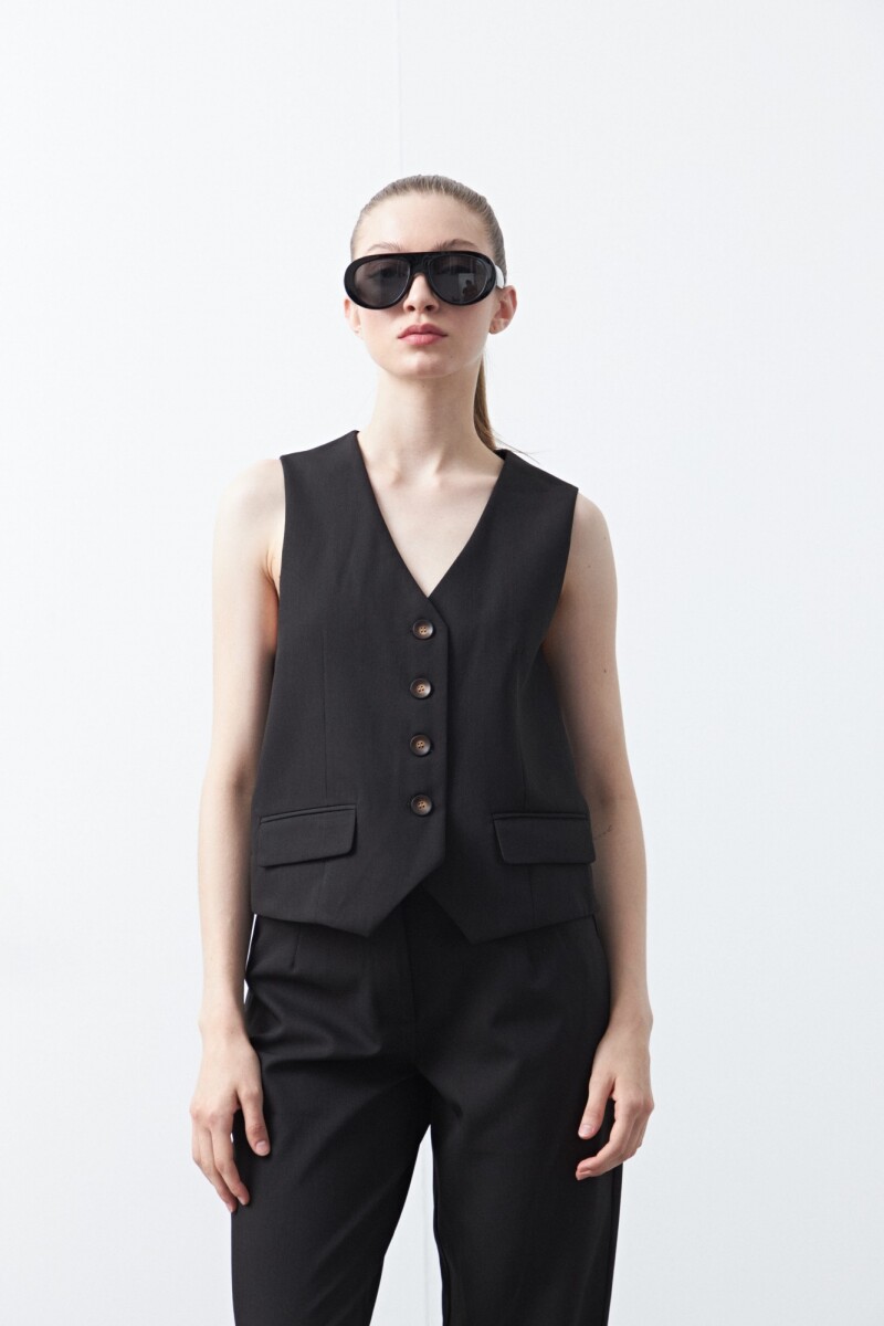 CHALECO EVERLY Negro