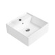 Bacha De Apoyo Y Colgar Loza Blanca Linea Amelie 41X41X15