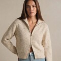 Imagen de Cardigan Cierre - Beige Melange