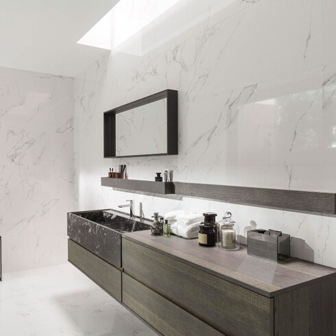 CERÁMICA 60X60 BRILLO PULIDO BLANCO MARMOLADOS GAMAS DE BLANCO