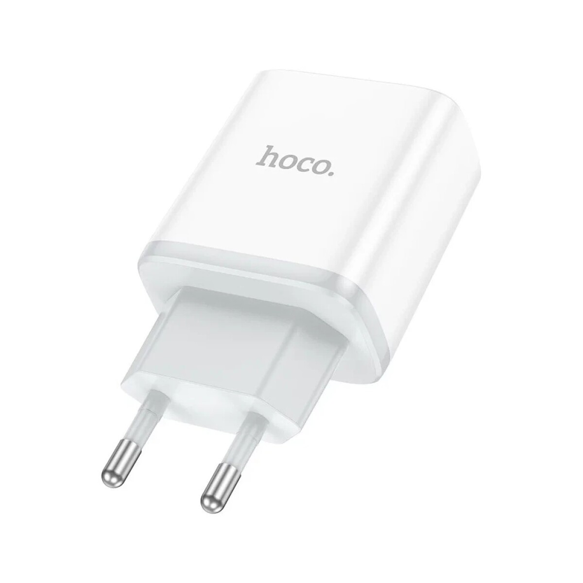 CARGADOR DE PARED HOCO C105A USB-A QC 3.0 + USB-C 20W EU White