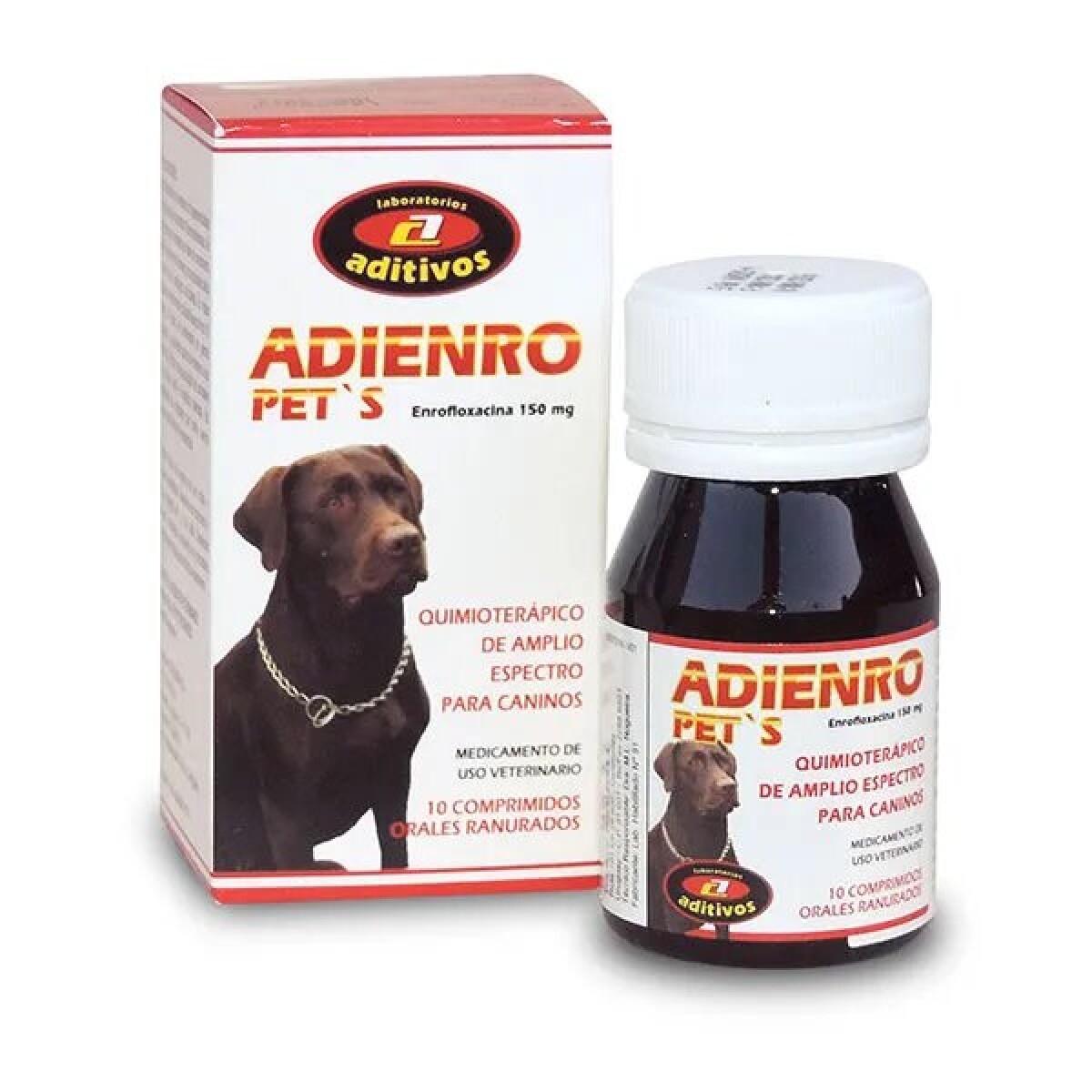 ADIENRO PET`S X FRASCO DE 10 COMPRIMIDOS 