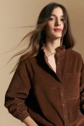 CAMISA MELLENY Marrón Corteza