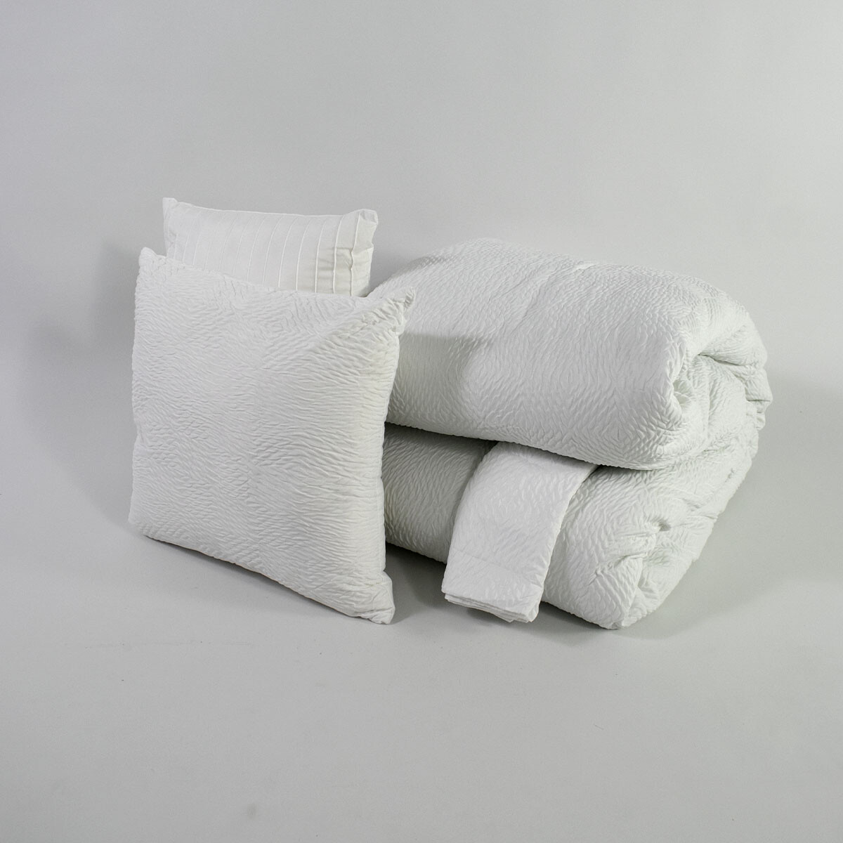 JGO EDREDON AVELLA BLANCO QUEEN 229X229CM 5PZAS 