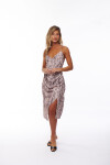 VESTIDO TERESA ANIMAL PRINT GRIS