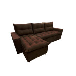 SOFA ESQUINERO KALA MARRON MACETA INV Unica