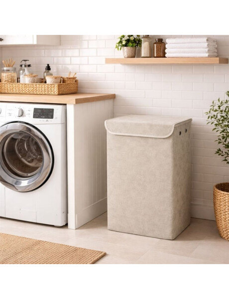 CESTO P/ROPA PLEGABLE C/TAPA 38X28XH60CM PU GRIS CESTO P/ROPA PLEGABLE C/TAPA 38X28XH60CM PU GRIS