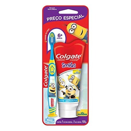 Pasta y Cepillo de Dientes Colgate Smiles Minions Pasta y Cepillo de Dientes Colgate Smiles Minions