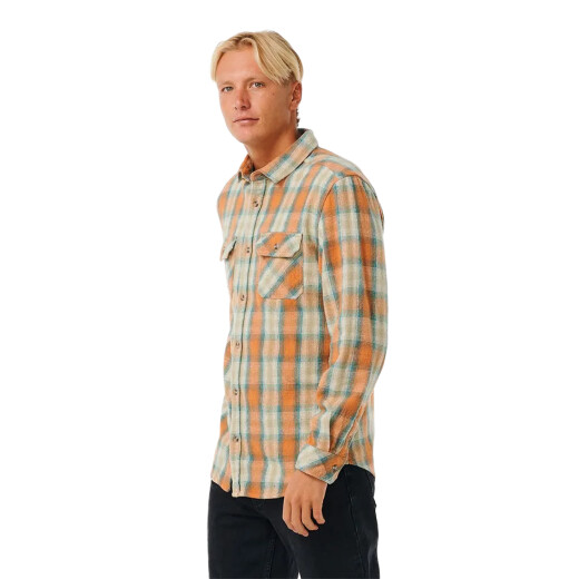 Camisa ML Rip Curl Swc Flannel Shirt - Naranja Camisa ML Rip Curl Swc Flannel Shirt - Naranja