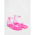 SP26 W JELLY SANDAL NEON PINK GLOW