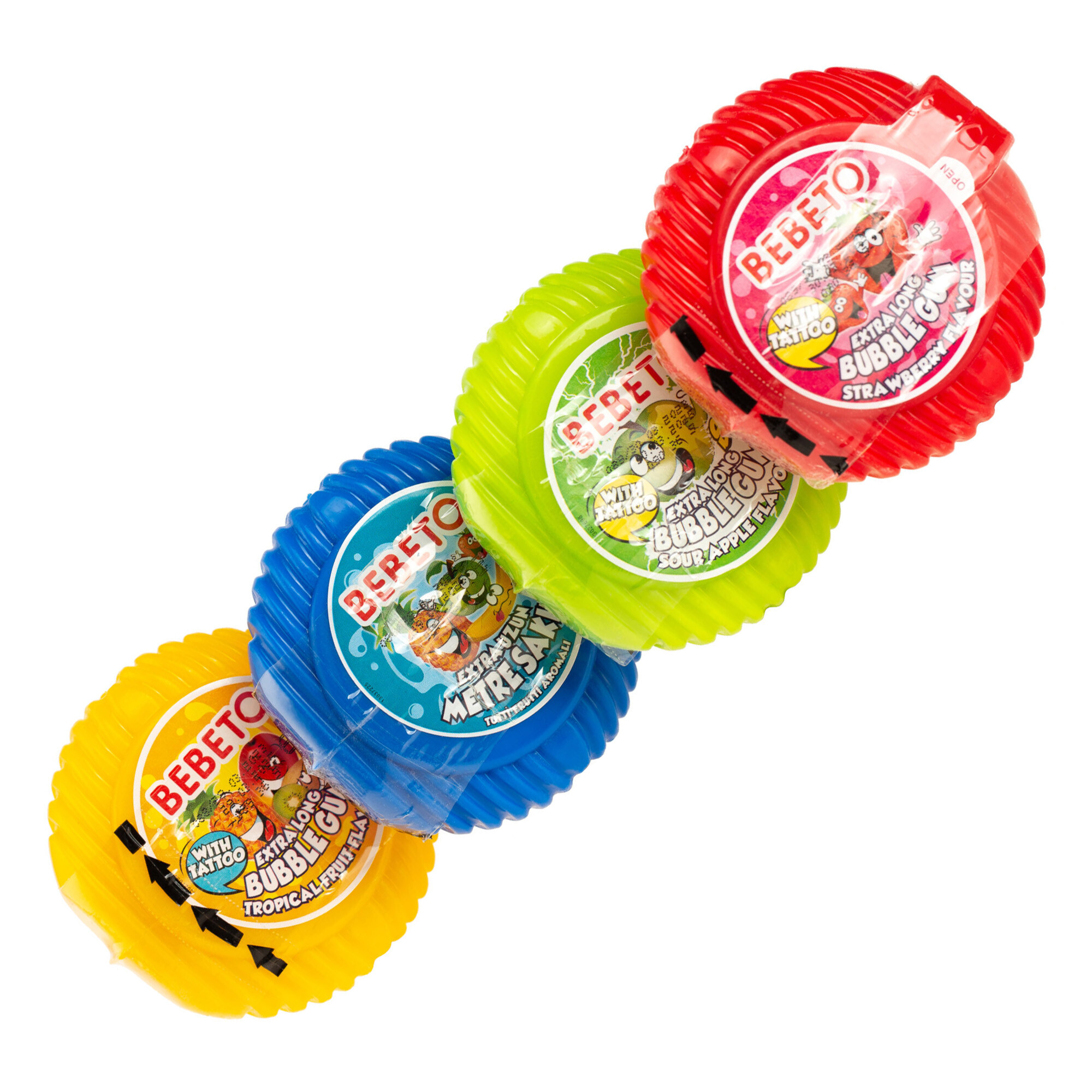 CHICLE EN CINTA BEBETO 36 Grs Display x12 Unidades — Suchina, image size:2000x2000