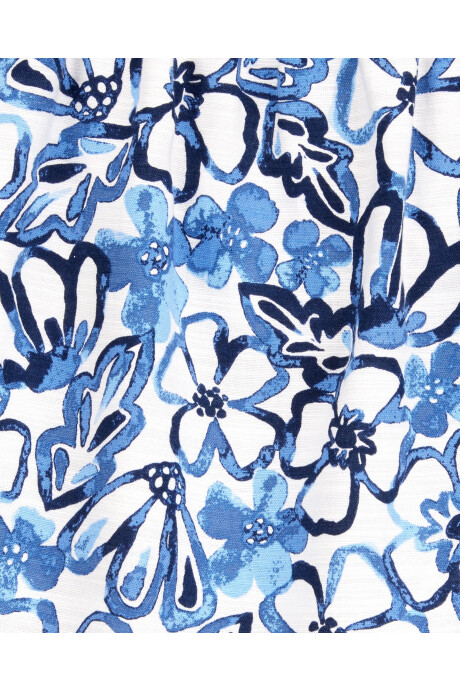 Blusa de viscosa, con fruncido, diseño floral Blusa de viscosa, con fruncido, diseño floral