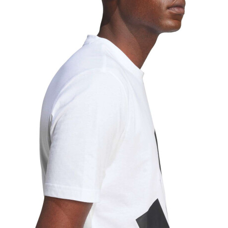 Remera Essentials Big Logo De Hombre Blanco