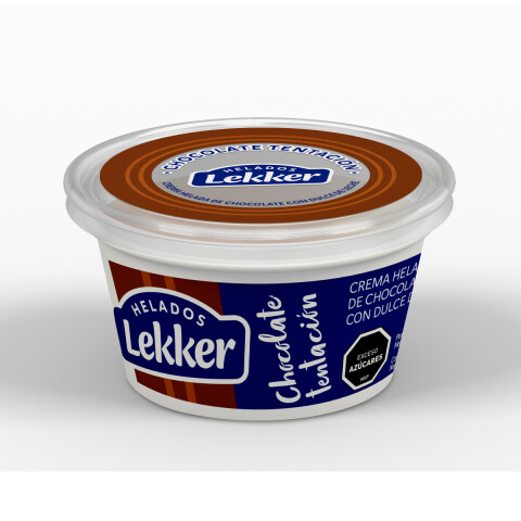 VASITO LEKKER 220 CC x18 CHOCOLATE TENTACION. Vasito Lekker 220 Cc X18 Chocolate Tentacion.