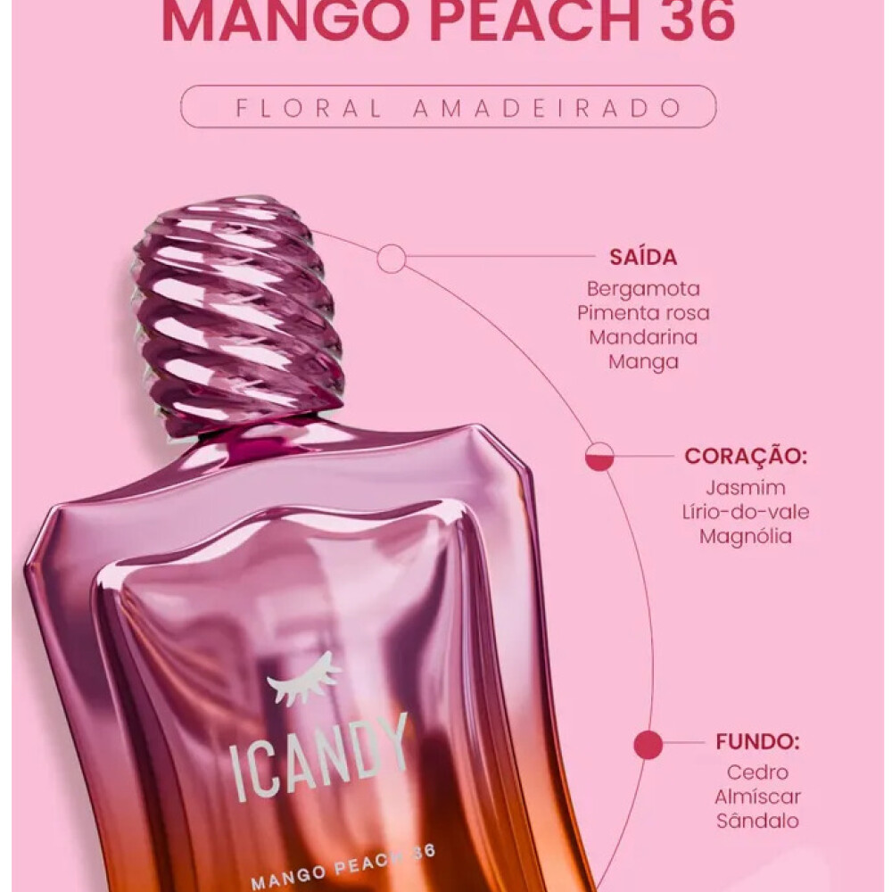 ICANDY PERFUME MANGO PEACH 36 100ML única