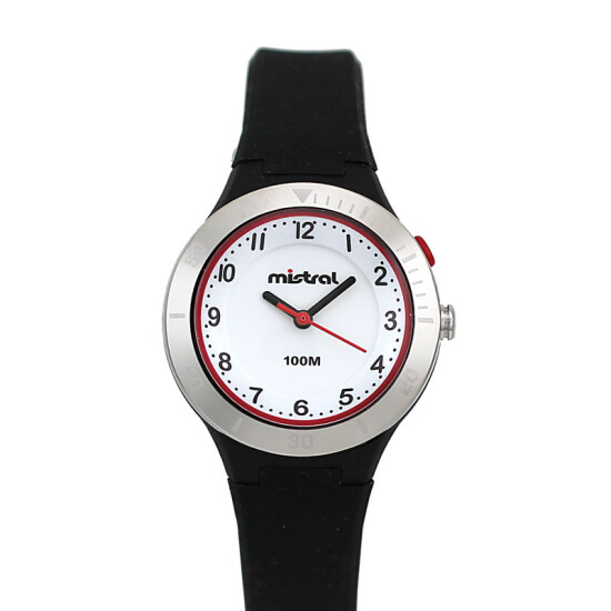 Reloj Mistral Deportivo Silicona Negro 0