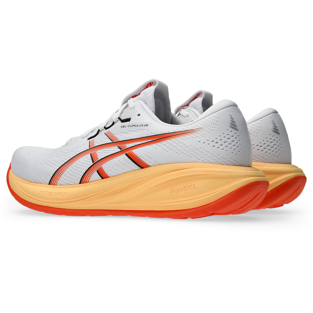 Zapatillas Running Gel-Cumulus 28 Hombre White/energy Orange