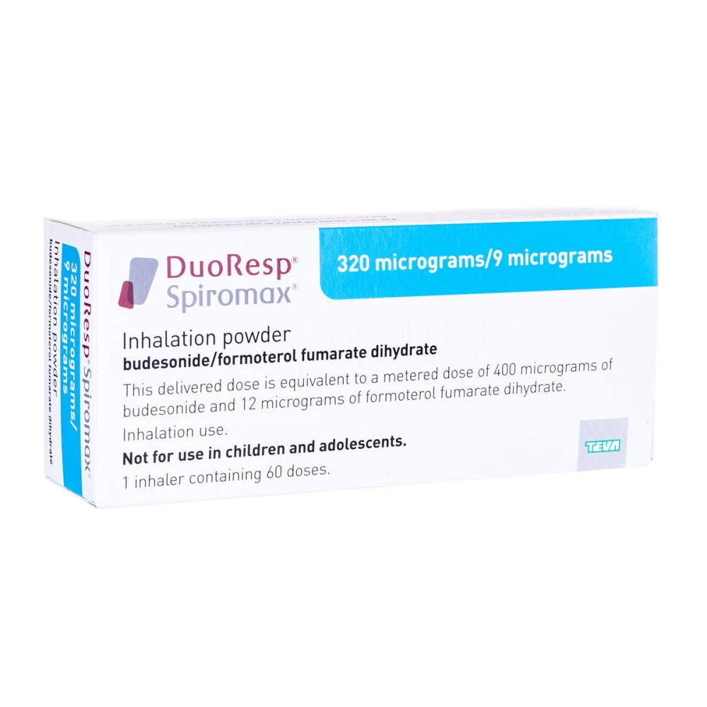 DUORESP SPIROMAX 320 MG /9 MG X 60 DOSIS