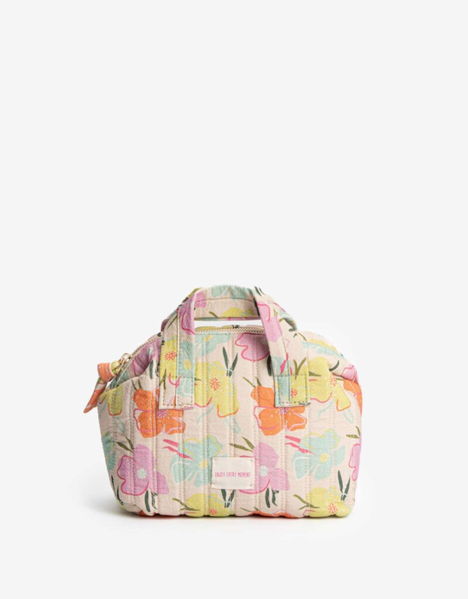 Porta Cosméticos - Estampado flores 