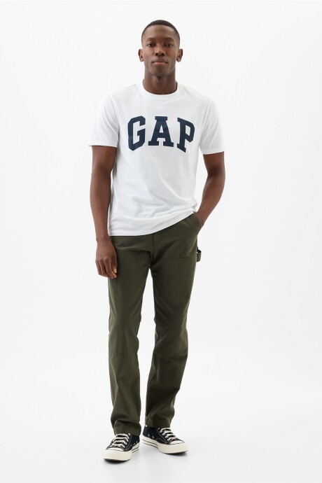 Remera Logo Gap Hombre White V2 Global